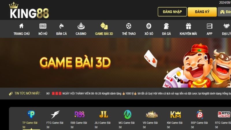 King88 5 Chơi game bài nhận thưởng siêu khủng tại nhà cái