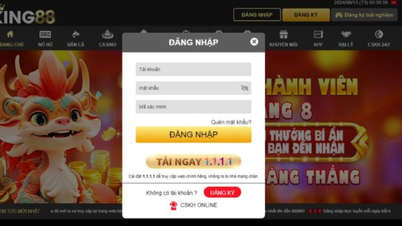 King88 9 Từng bước truy cập sân chơi đình đám