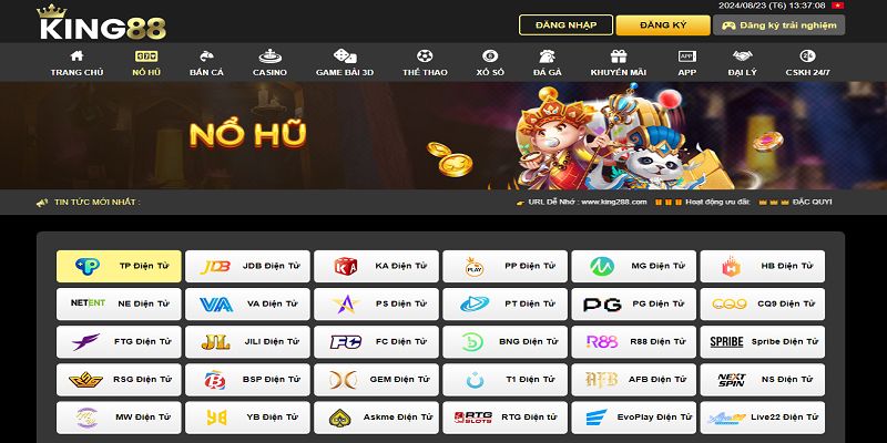 Quay Hũ King88 – Nhanh Tay Đặt Cược Nhận Tiền Tỷ Từ Jackpot 5 Những chủ đề nổi bật được yêu thích tại quay hũ King88